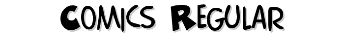 Comics Regular font